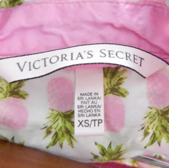 Victoria's Secret Mayfair Pink Pineapple Pajamas - Picture 2 of 3